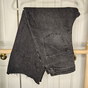 Wide-Leg Jean, Washed Black, High-Waisted by Wild Fable